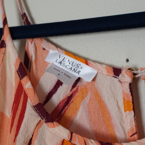 Venus x Lascana Sleeveless Maxi Tropical Multi Color Dress - Picture 5 of 6